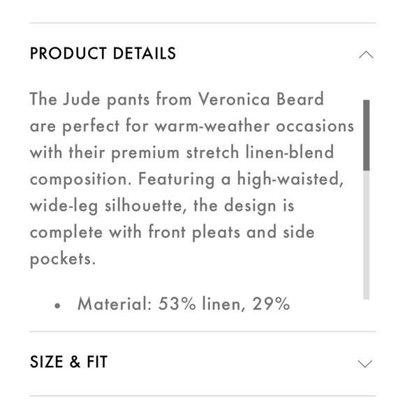 Veronica Beard Jude Pant Size 4 white Linen - Picture 6 of 16
